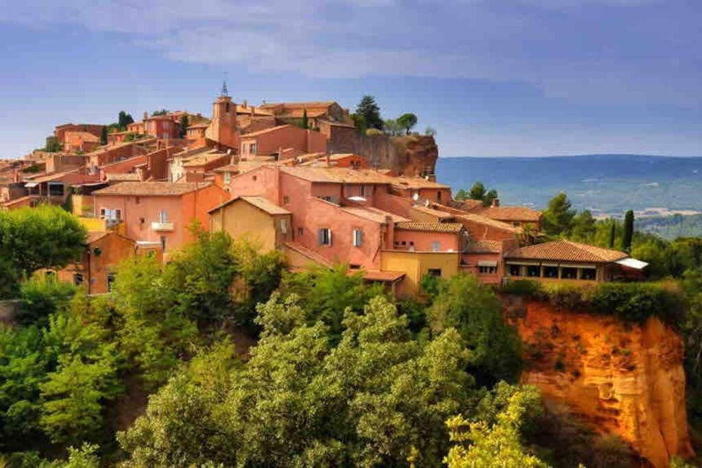 Soleil D'Ocre - Bastide A Roussillon Villa Roussillon en Isere Eksteriør bilde